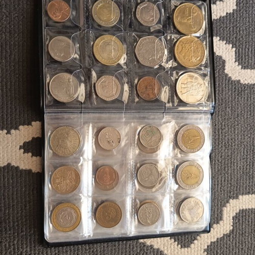 Collectible coins like new, set of 78 from around the world