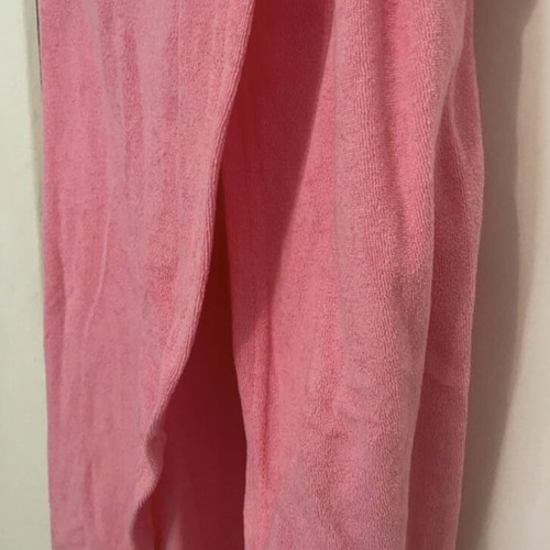 Benissimo Pink Beach Dress new, short terry fabric