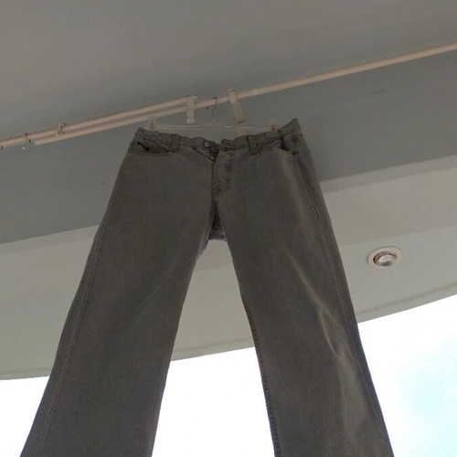 Versace pants thin denim fabric like new, size M
