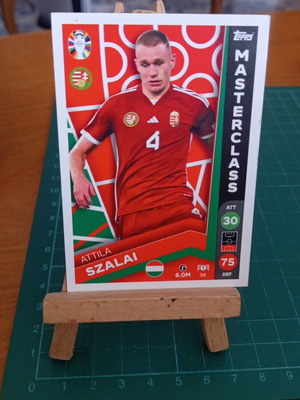 Κάρτα Attila Szalai Masterclass Topps Match Attax Euro 2024 σαν καινούργιο