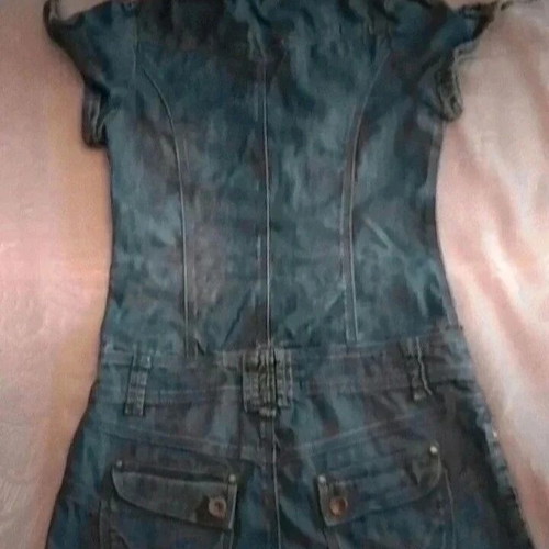 Denim dress Y2K like new, blue