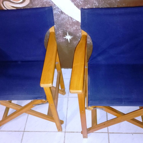 Wooden director chair like new