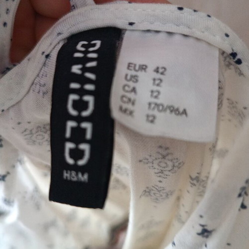 H&M dress like new, multicolor, size XL 42 14