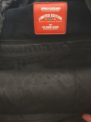 Collectible backpack sprayground