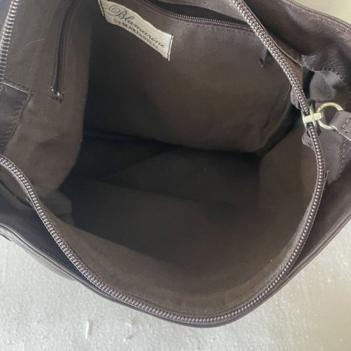 Blumarine by Marianelli Brown Leather Hobo Bag Y2K like new