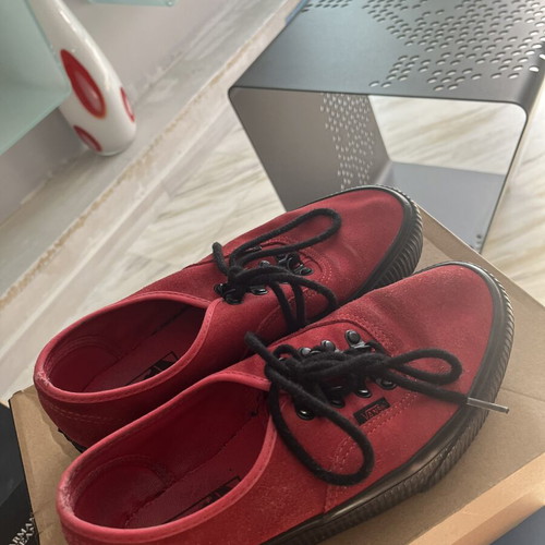 Vans sneakers used, size 39, red
