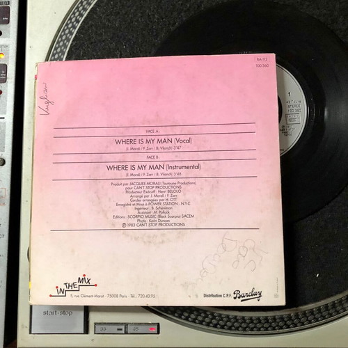 Eartha Kitt Where Is My Man 7" vinyl single used, pop