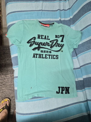 Superdry μπλούζα σαν καινούργια, τρικουάζ χρώμα, μέγεθος L
