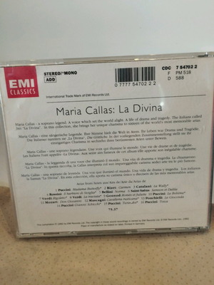 Maria Callas La Divina CD μεταχειρισμένο, όπερα