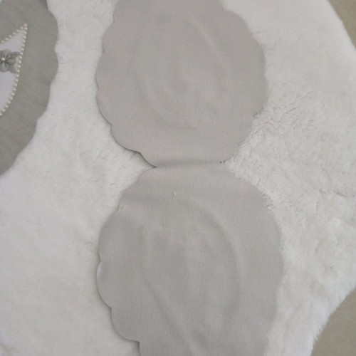Handmade decorative doilies, 1 double and 2 single pieces