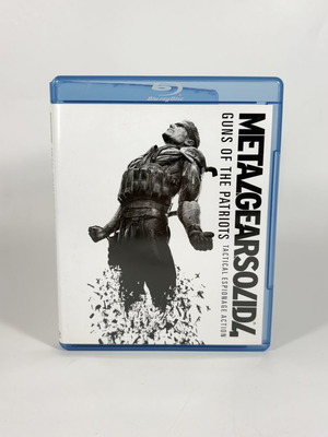 Metal Gear Solid 4 Guns of the Patriots Limited Edition Blu-ray like new