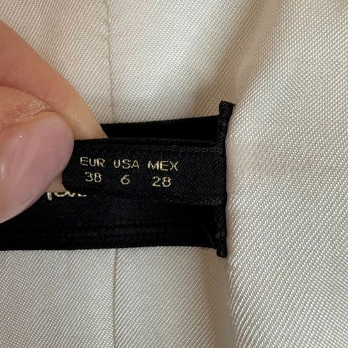 Massimo Dutti white jacket like new, size M