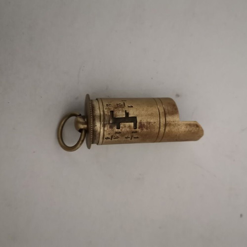 Brass Powder Measure Like New, 1920s Era