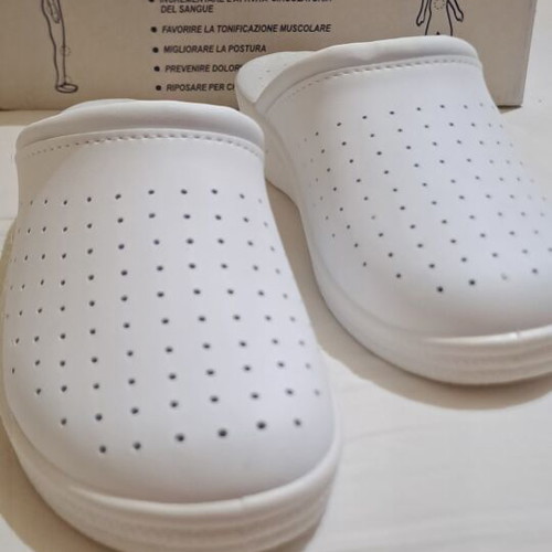 Comfort-Relax Anatomica Clogs size 38 white new
