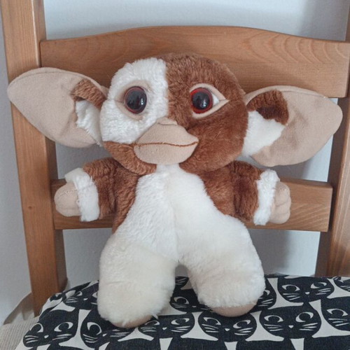 Gizmo Gremlins vintage stuffed toy used, good condition