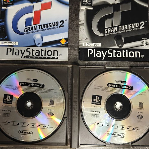Gran Turismo 2 PlayStation 1 game, complete discs and manuals