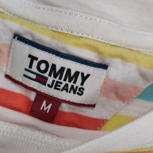 Tommy Hilfiger T-shirt like new, size M 38, pink multicolor