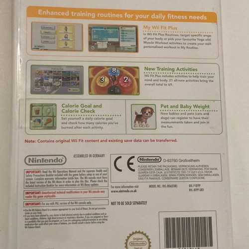 Nintendo Wii Fit in good condition Price 4 Euros
