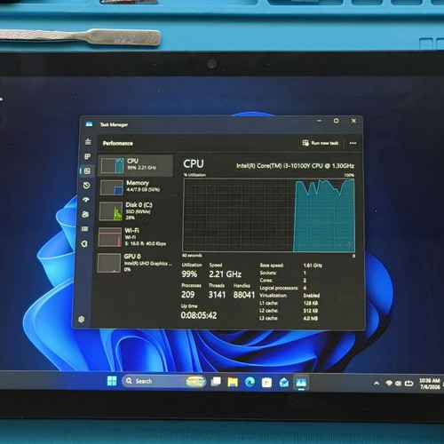 Surface Go 3 tablet with new pen