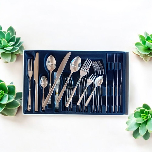 Cutlery sets new, 2 sets of 30 pieces, square design