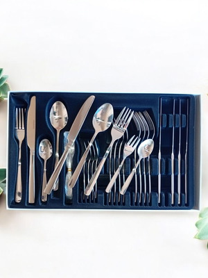 Cutlery sets new, 2 sets of 30 pieces, square design