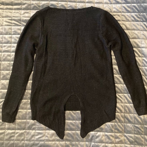 Knitted women's sweater like new, size M, black