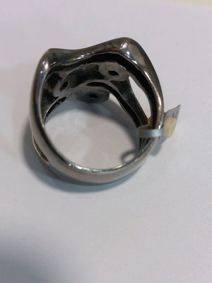 Silver ring size 55 new