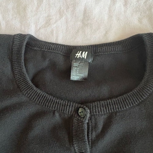 H&M black cardigan used with nice sleeves