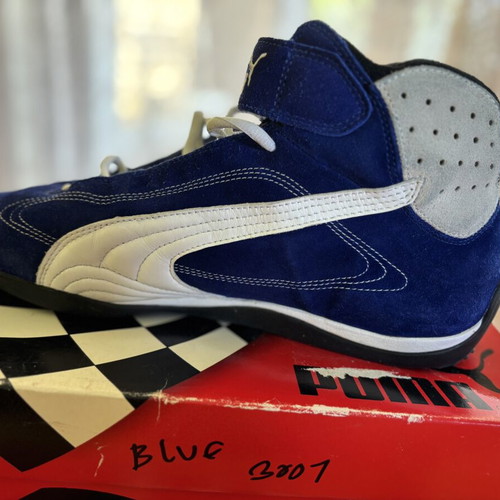 Puma Grit Cat Co Vintage Motorsport Boots, EU 46, Blue