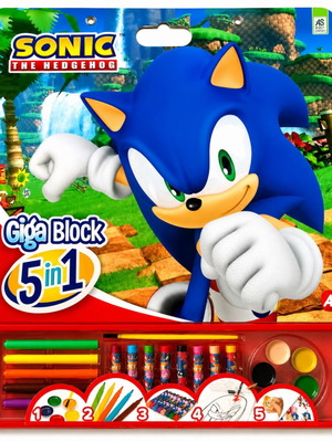 Sonic the Hedgehog σετ ζωγραφικής και δημιουργικής απασχόλησης