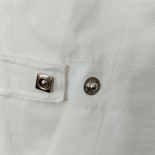 Lecomte white pants new, size 44, cotton blend