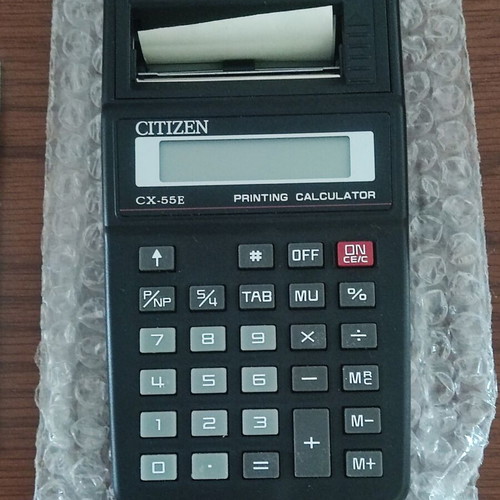Citizen Printing Calculator new with paper roll and manual