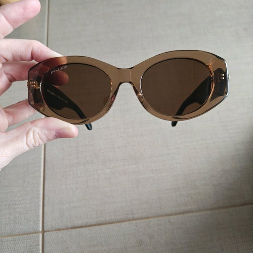 Bulgari Serpenti Forever Oval BV40007I new black and gold sunglasses