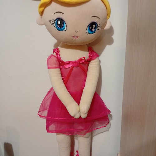 Ballerina plush doll large size 90 cm used, very good condition