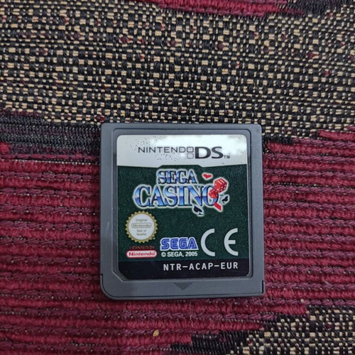 Sega Casino Nintendo DS used with manual and cover