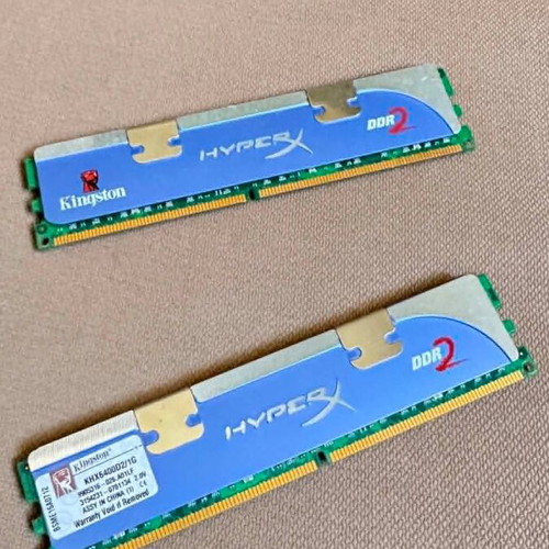 Ram DDR2 HyperX set 2 x 1GB used