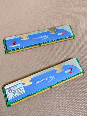 Ram DDR2 HyperX set 2 x 1GB used