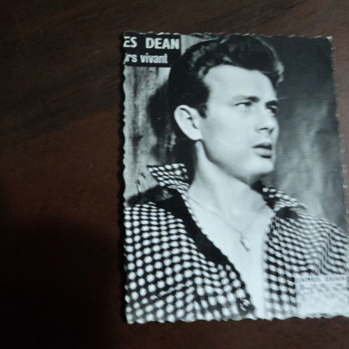 James Dean foreign actor 2 cards and film Gigant promotional used