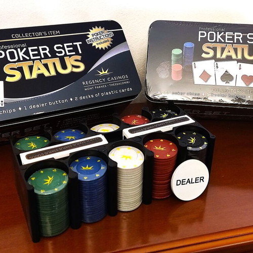 Regency Casino & Professional Poker Set new, 2 pieces collectible