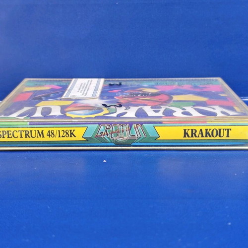 Krakout Spectrum cassette used, 1987 Gremlin game