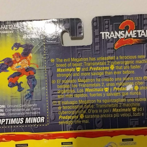 Beast Wars Transformers Optimus Minor Transmetals new