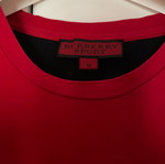 Burberry Sport T-shirt μέγεθος M σαν καινούριο, κόκκινο με μαύρη ρίγα