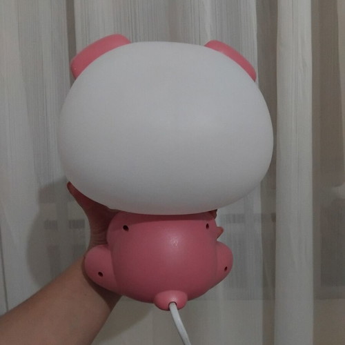 Children's pig-shaped table lamp like new