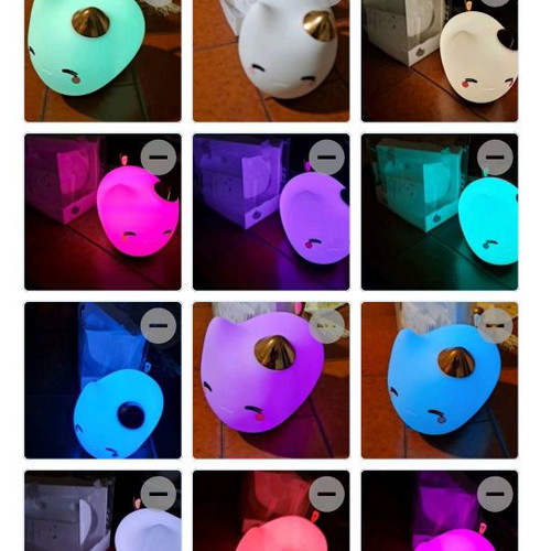 Lamp new with charger in various colors for kids