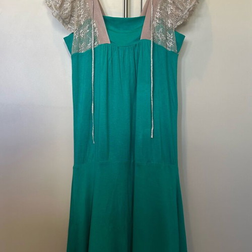 Erotokritos midi dress with inner lining, new, size No1, 100% rayon