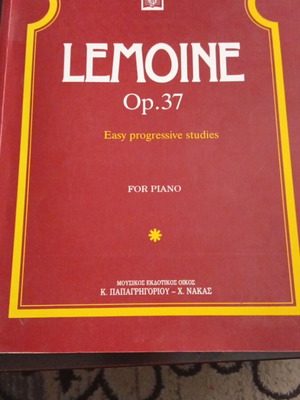 Lemoine Op.37 Easy Progressive Studies like new