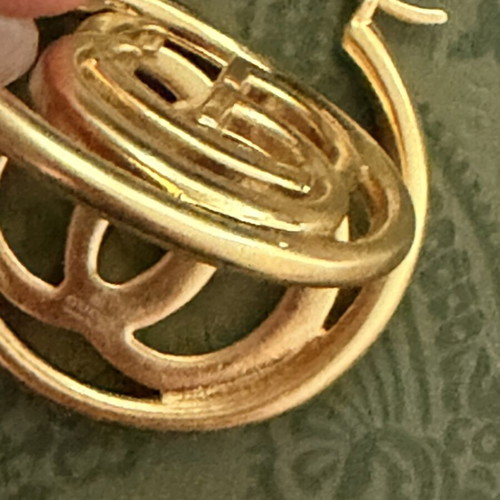 Gucci GG Hoop gold-tone earrings
