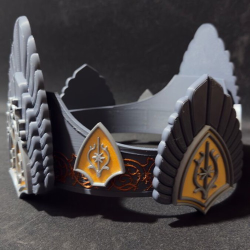 Aragorn Lord Of the Rings Crown cosplay 3D printing made to order