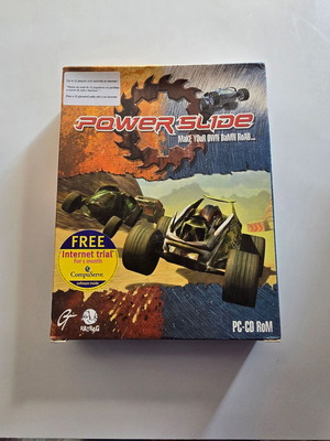 Powerslide PC game big box like new, complete in good condition