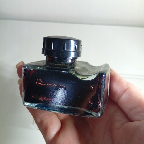 Ventique vintage red ink bottle